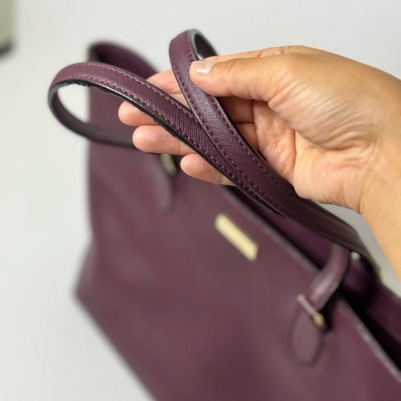 Kate Spade Purple Leather Zip Tote - Picture 5 of 16